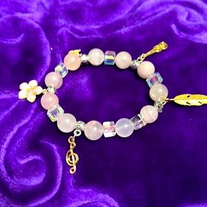 Pink quarts bracelets